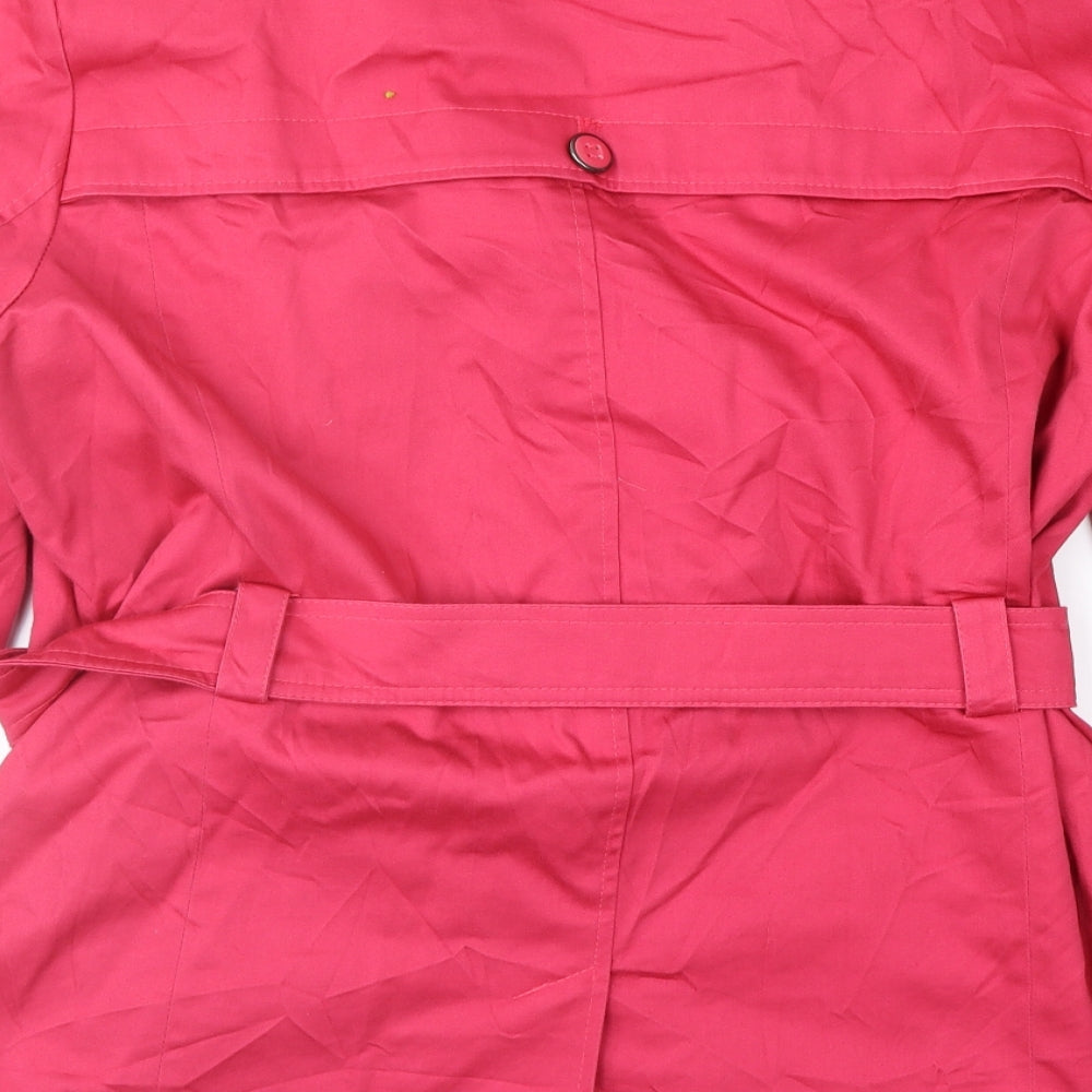 Bonmarché Womens Pink   Jacket Coat Size 18