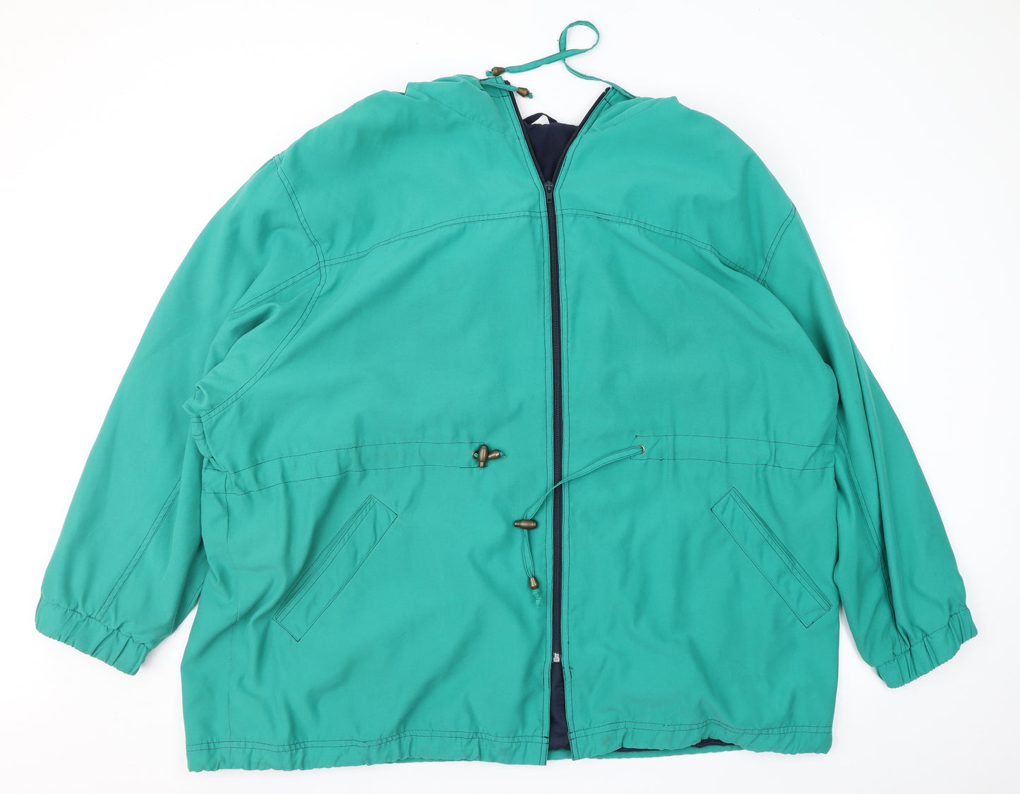 essence Womens Green   Anorak Coat Size 26