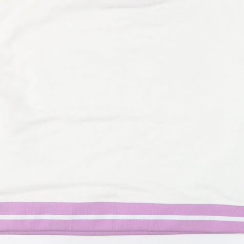 Skinny Dip Womens White Colourblock  Pullover Sweatshirt Size 22