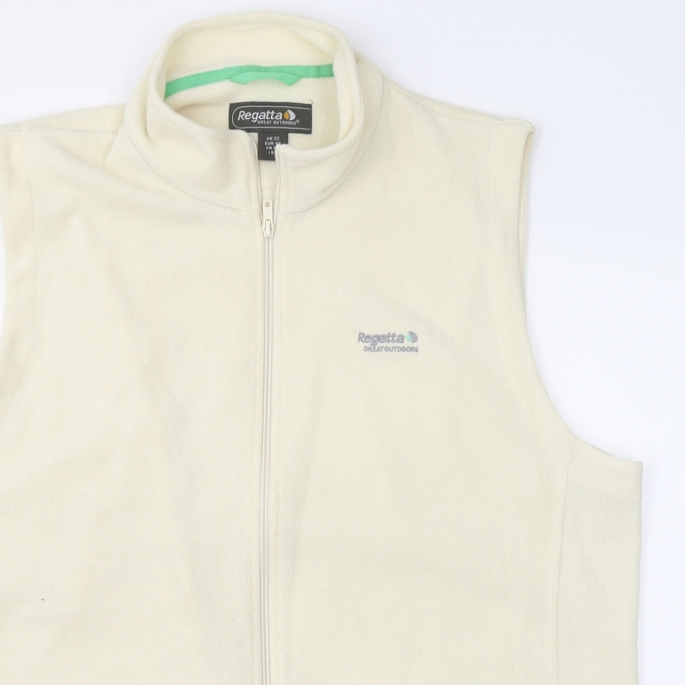 Regatta Womens Ivory  Fleece Gilet Waistcoat Size 22