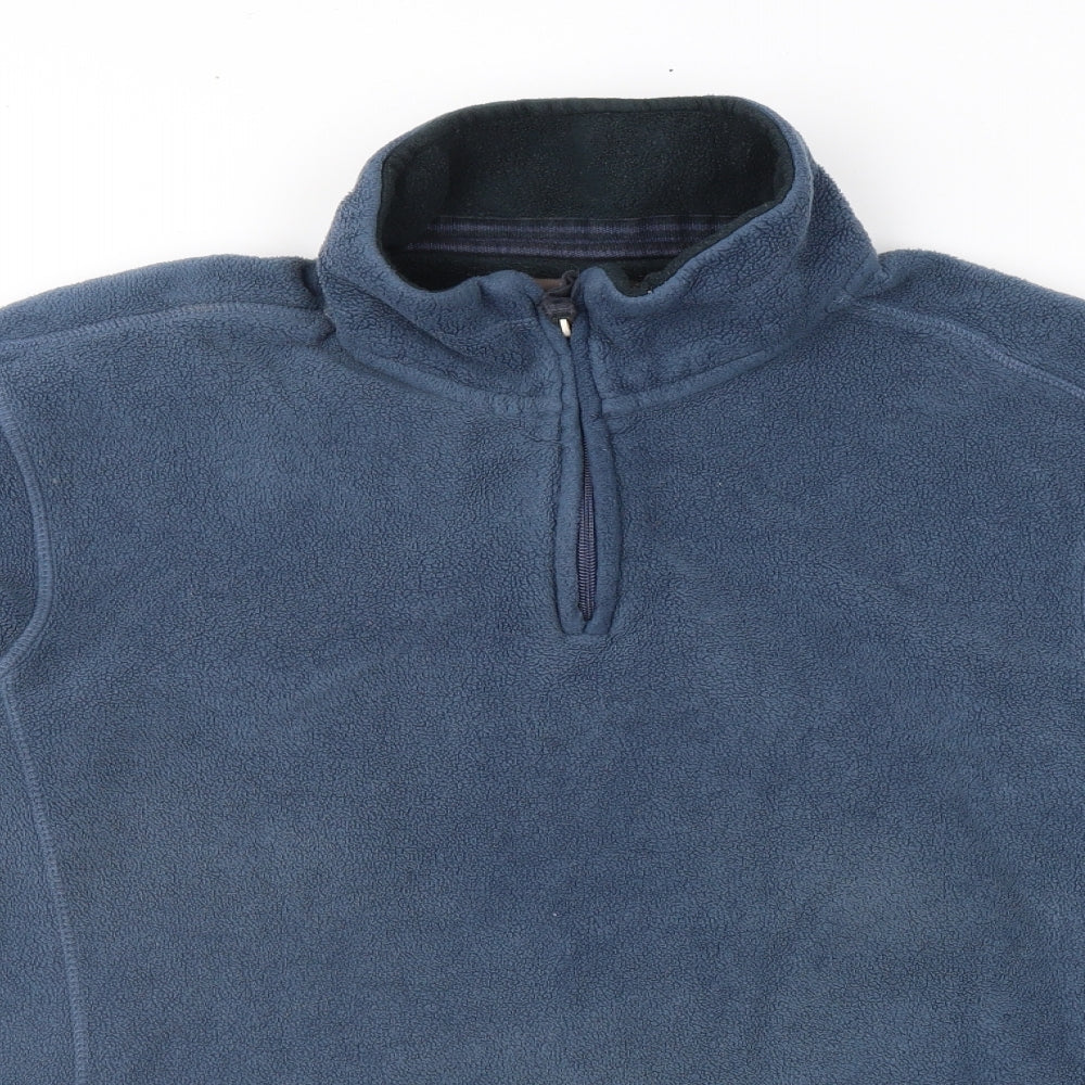 TU Womens Blue  Fleece Jacket  Size L