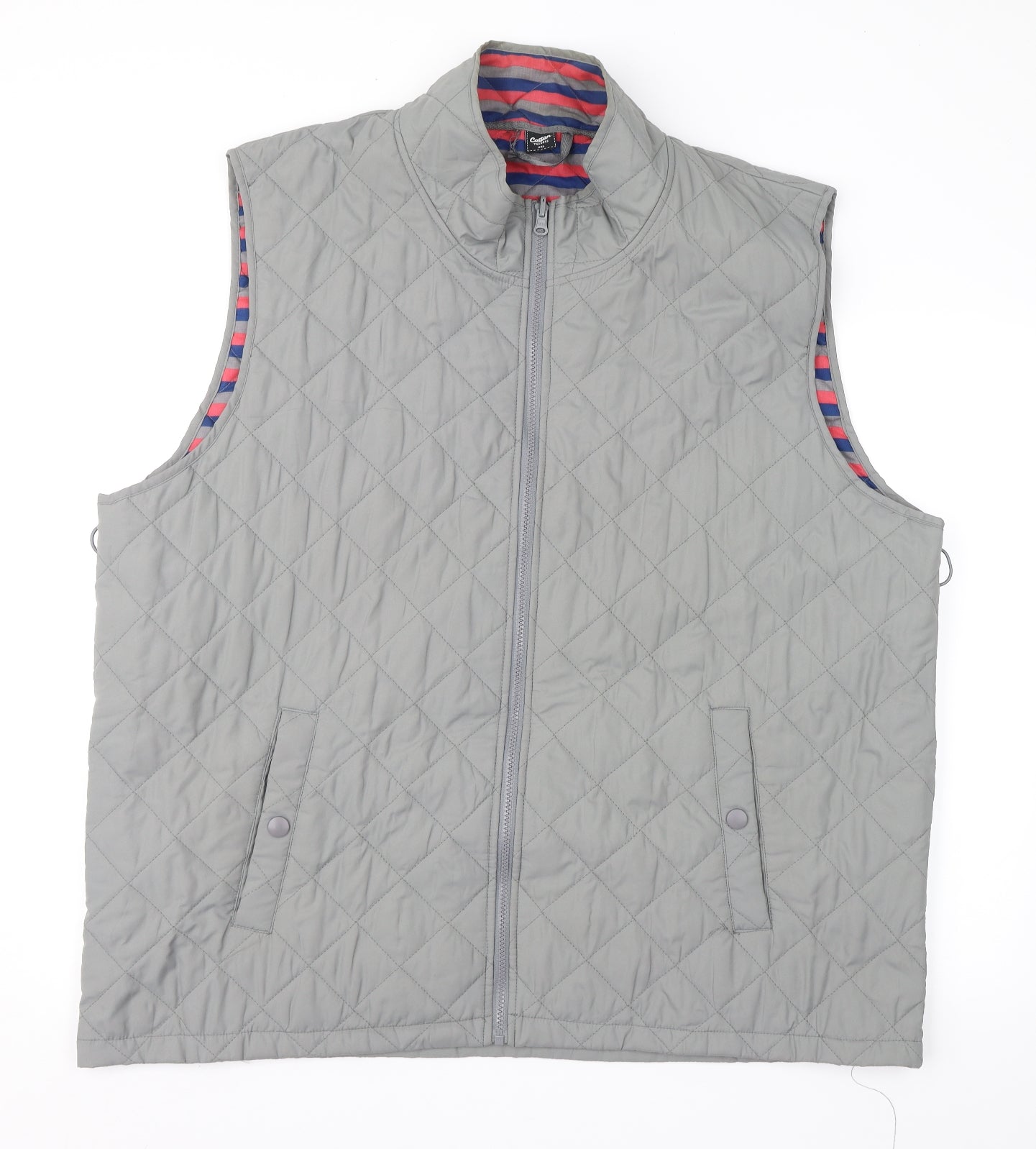 Cotton Traders Womens Grey   Quilted Waistcoat Size 3XL