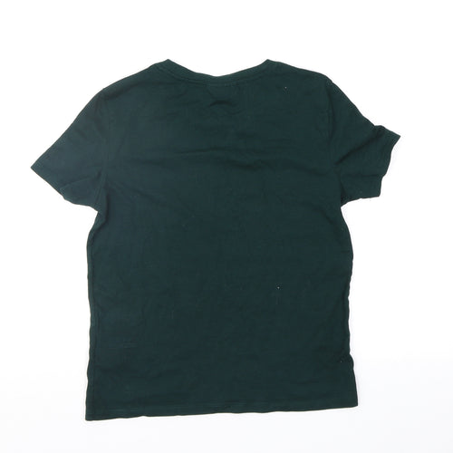 Topshop Womens Green   Basic T-Shirt Size 6