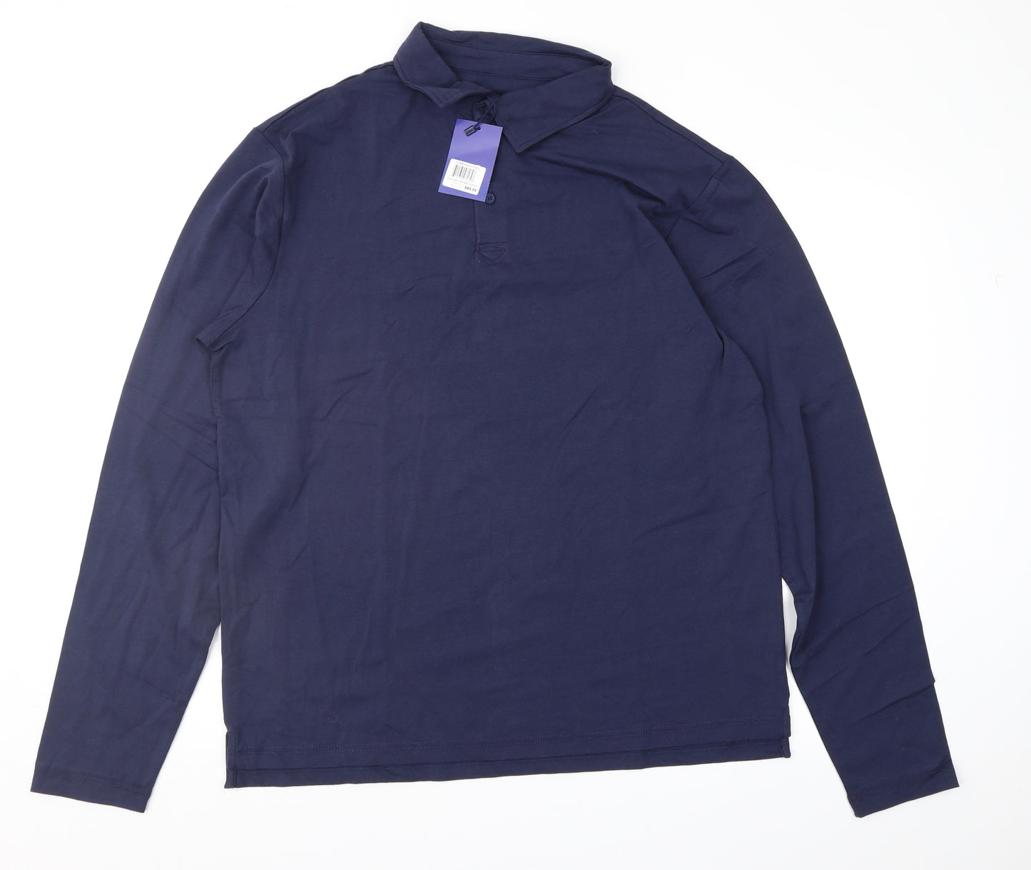 Holland America Line Mens Blue    Polo Size L