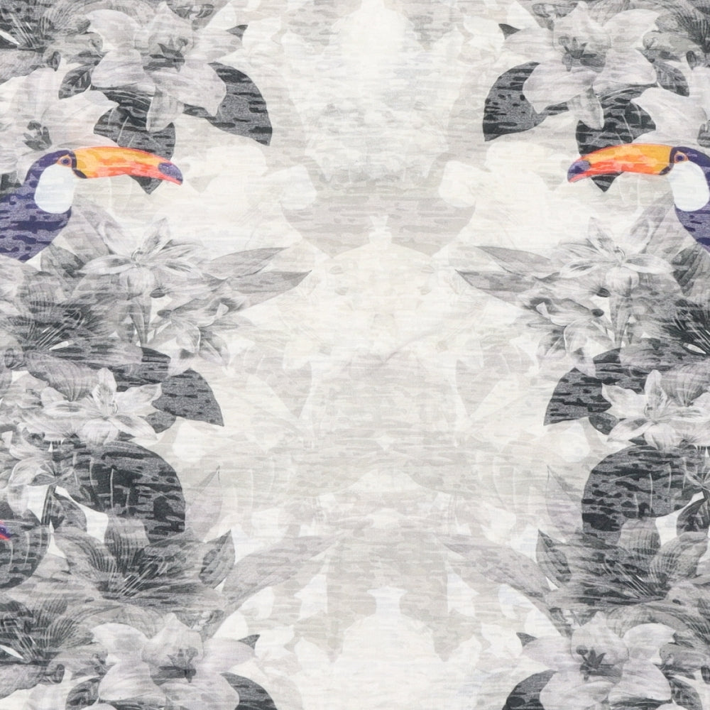 NEXT Womens Grey Floral  Basic T-Shirt Size 18