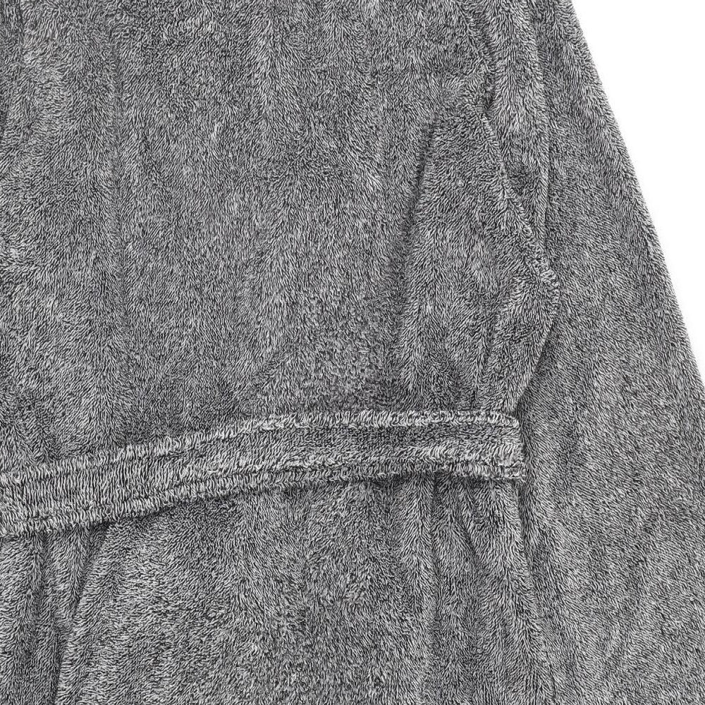 BHS Mens Grey Solid   Robe Size M