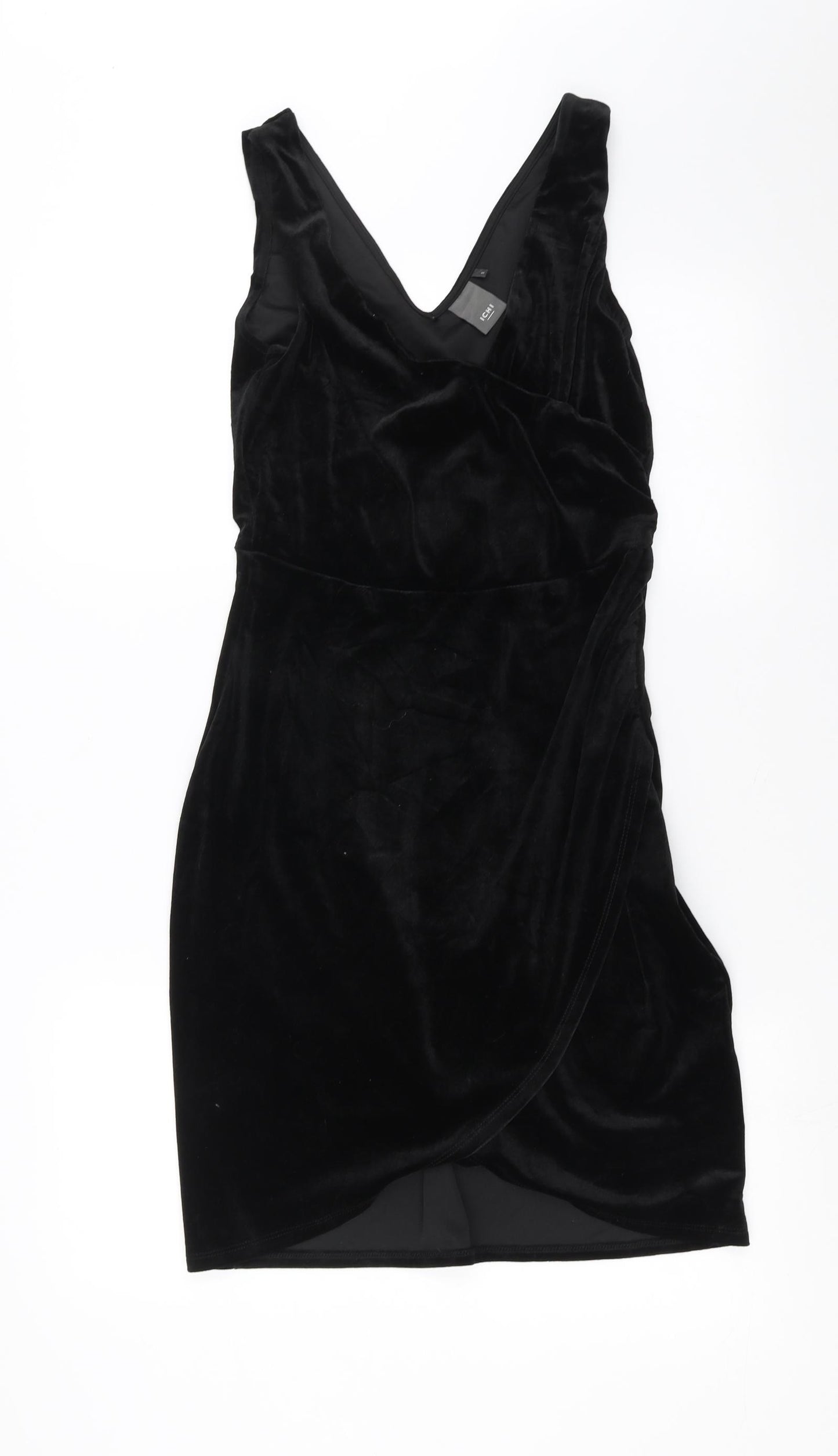 ICHI Womens Black   Mini  Size S  - velvet