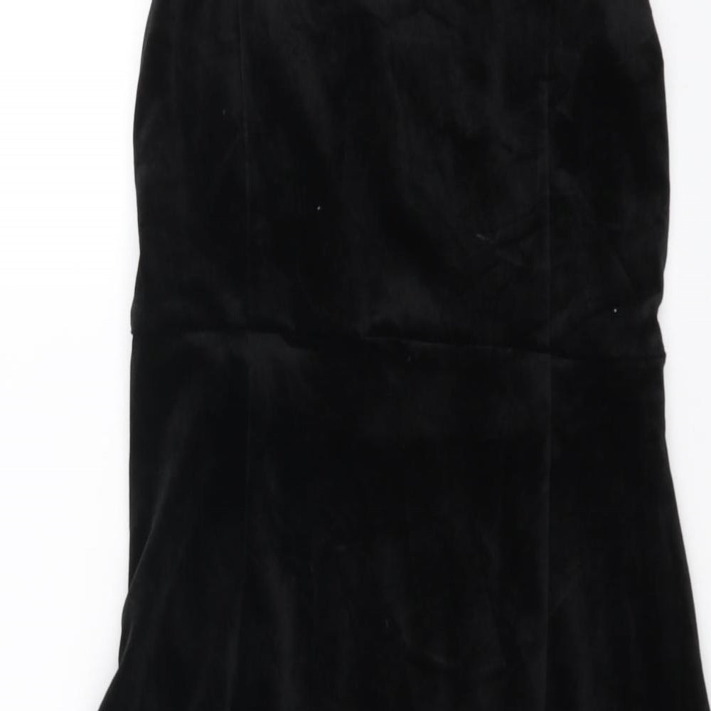 ICHI Womens Black   Mini  Size S  - velvet