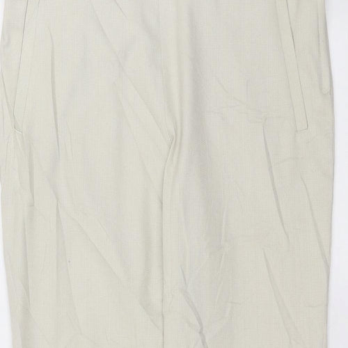 H&M Womens Beige   Trousers  Size 14 L26 in