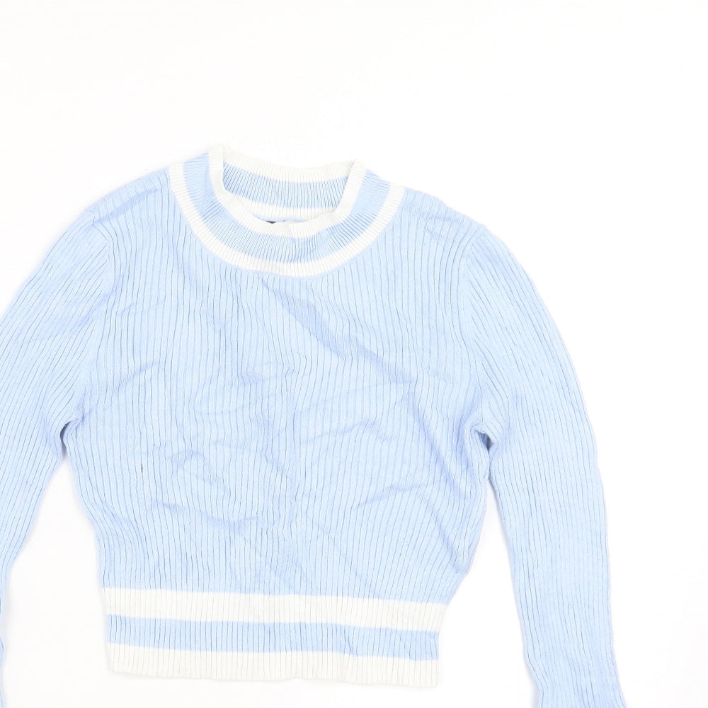 Divided by H&M Womens Blue   Pullover Jumper Size XS  - cropped