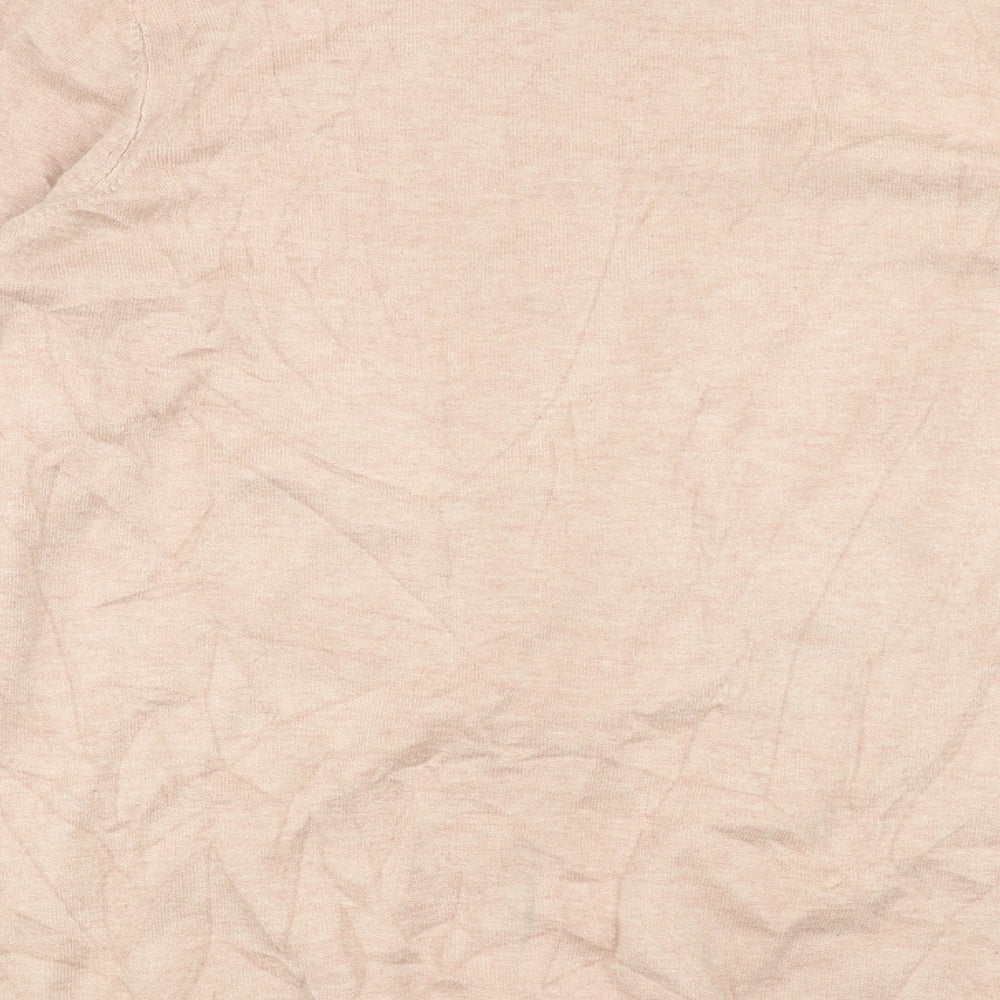 F&F Womens Pink  Knit Pullover Jumper Size 18  - bow detail