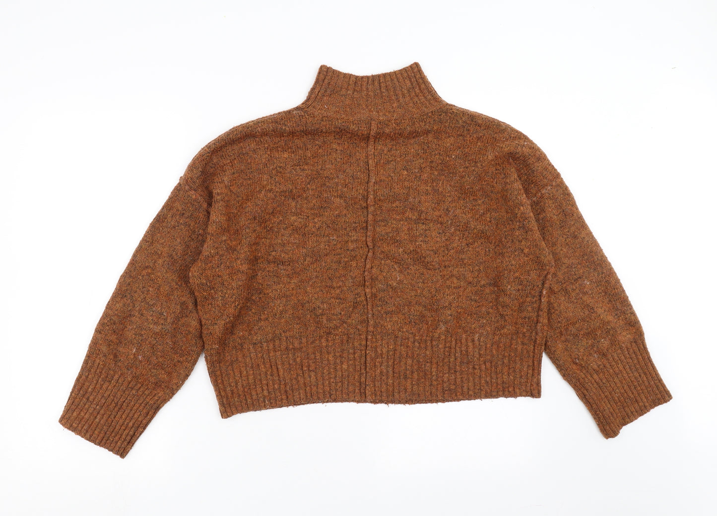 New Look Womens Brown  Knit Pullover Jumper Size M