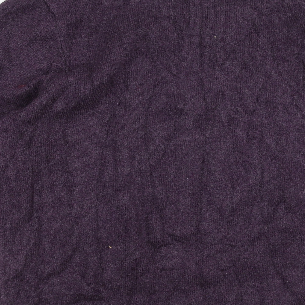 Marks and Spencer Mens Purple  Knit Pullover Jumper Size L