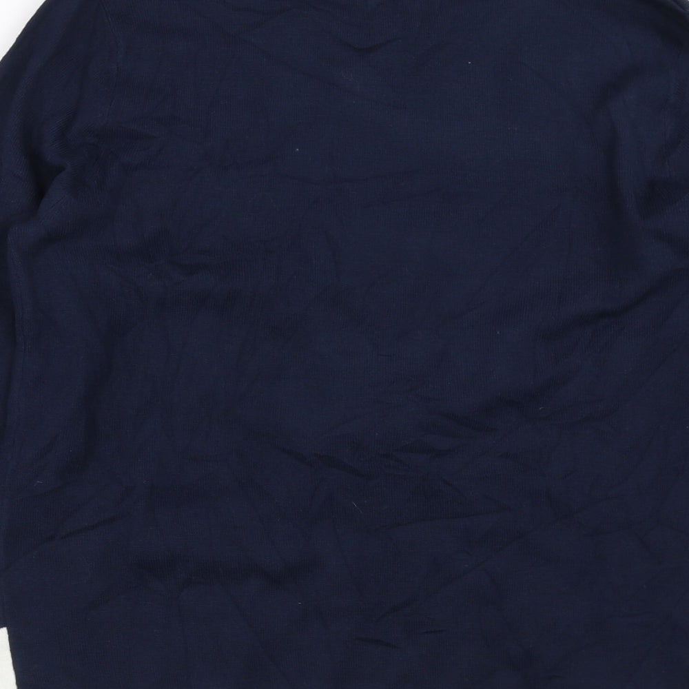 Burton Mens Blue  Knit Pullover Jumper Size M  - Christmas jumper