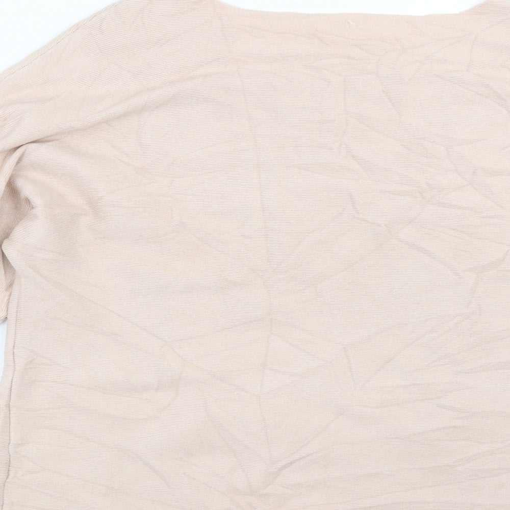 Bluoltre Womens Pink   Pullover Jumper Size M  - Flamingo