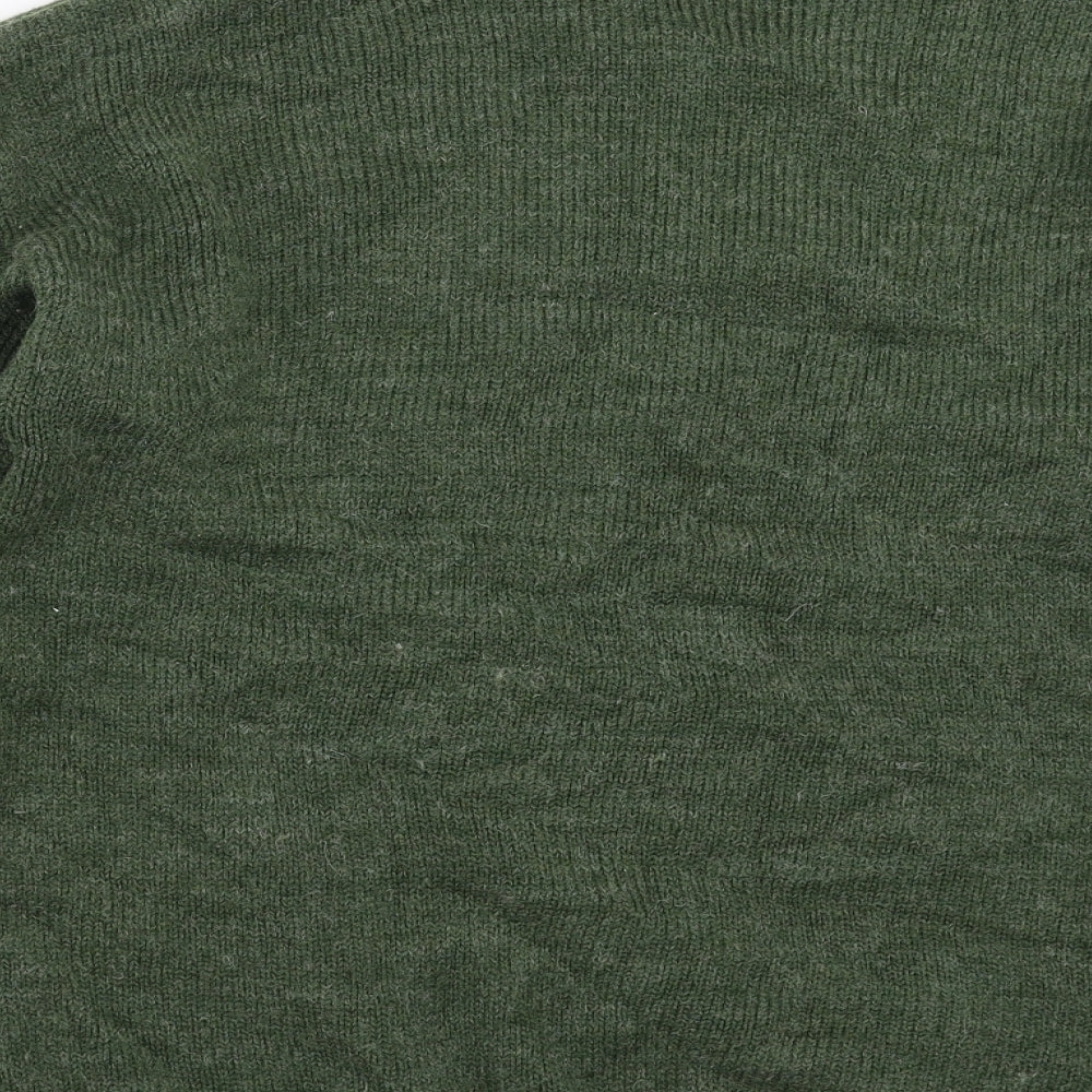 The Edinburgh Collection Mens Green  Knit Pullover Jumper Size M