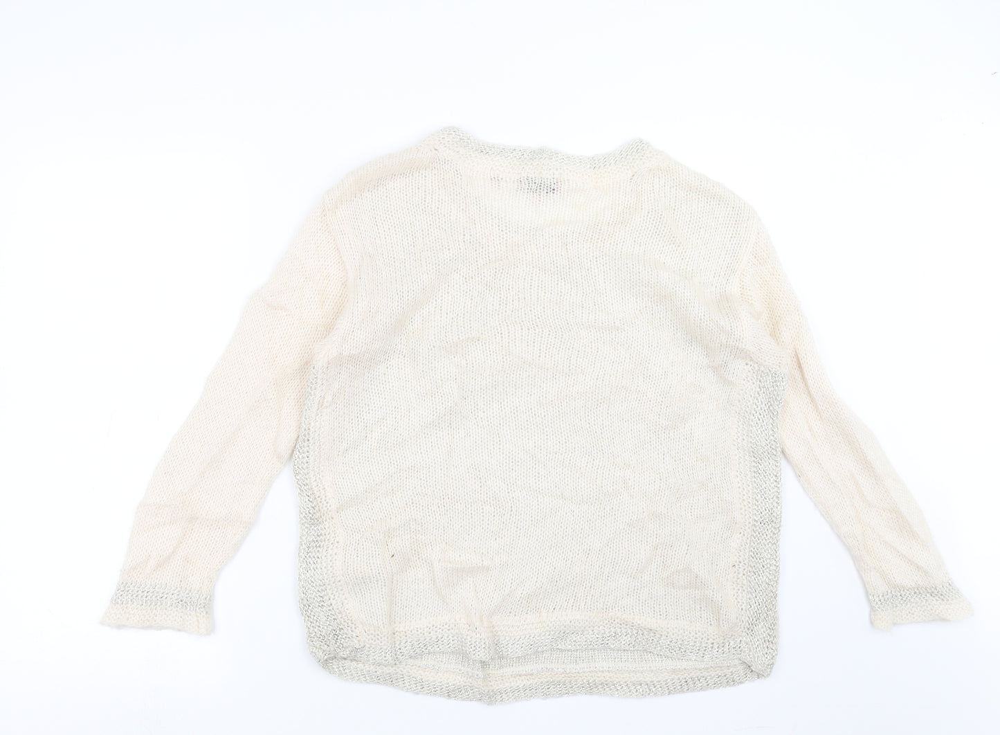Ted Baker Womens Ivory  Knit Pullover Jumper Size L