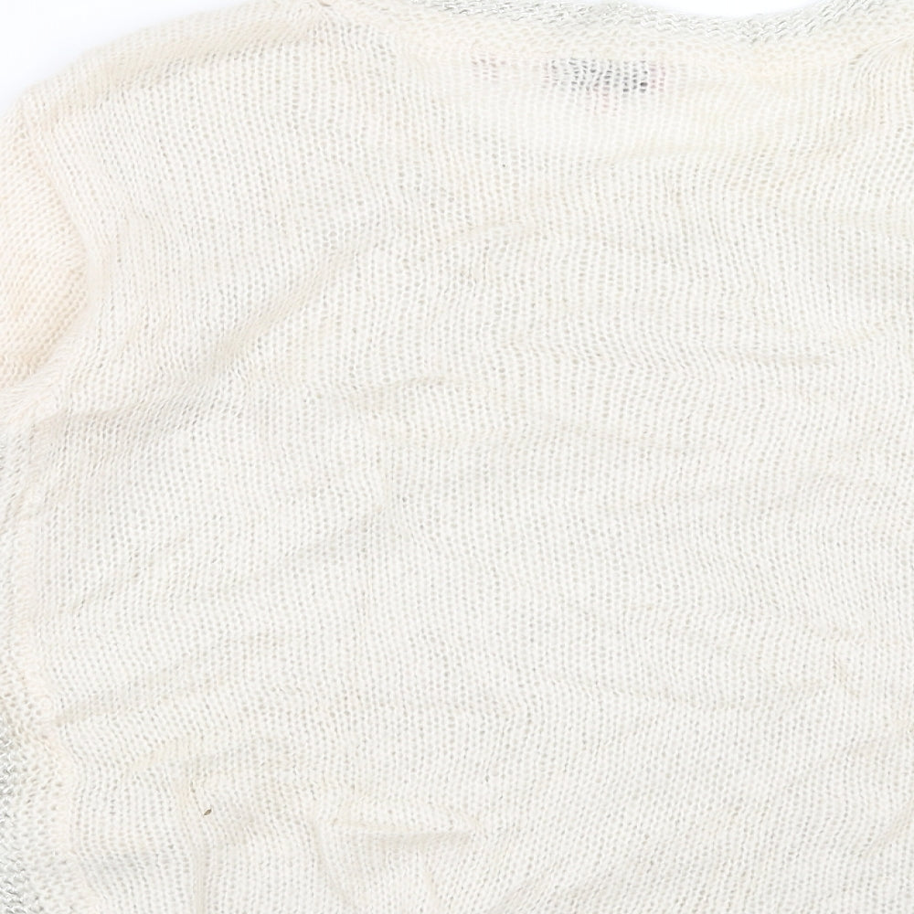Ted Baker Womens Ivory  Knit Pullover Jumper Size L