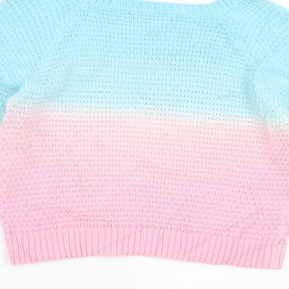 Candy Couture Girls Pink  Knit Pullover Jumper Size 15 Years