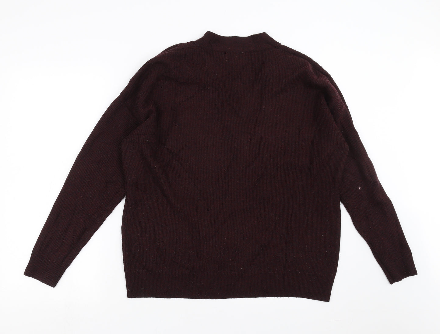 Topshop Womens Purple  Knit Pullover Jumper Size S