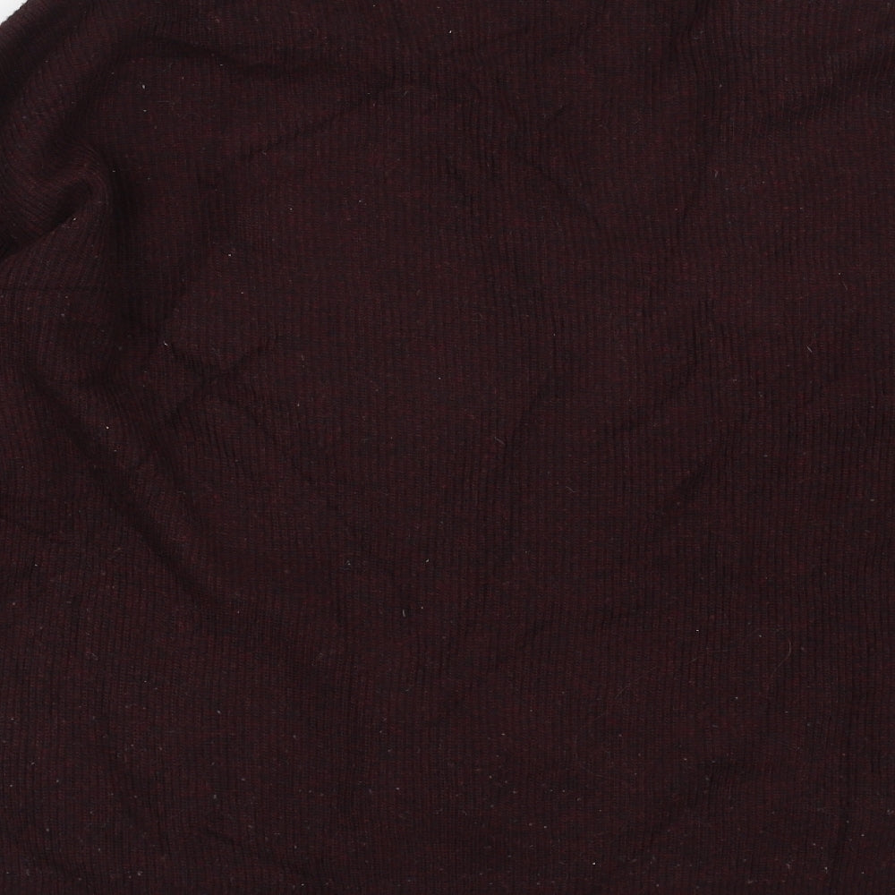 Topshop Womens Purple  Knit Pullover Jumper Size S