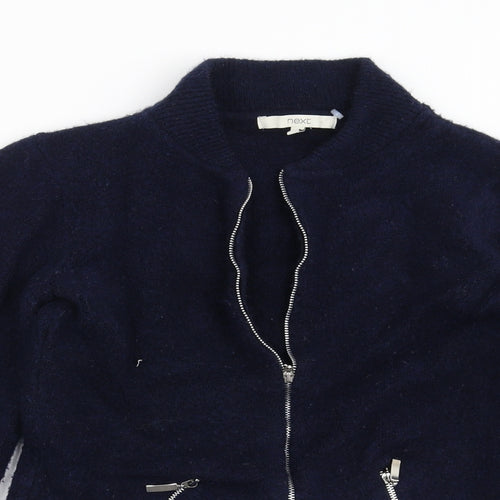 NEXT Womens Blue   Full Zip Jumper Size 6