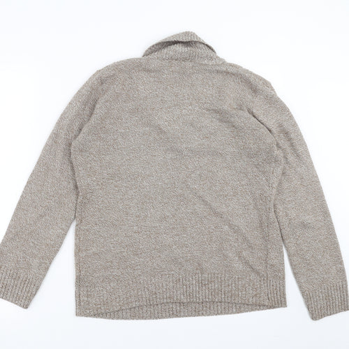 Chic London Paris Womens Beige  Knit Pullover Jumper Size L