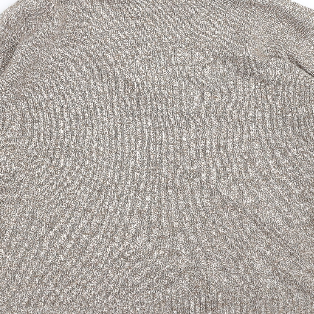 Chic London Paris Womens Beige  Knit Pullover Jumper Size L