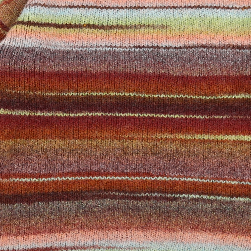 Primark Womens Multicoloured Striped Knit Pullover Jumper Size 16