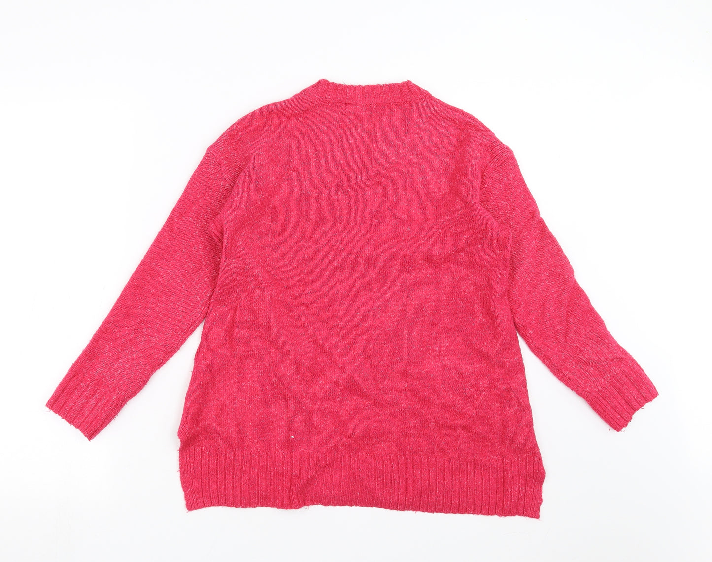 Marks and Spencer Womens Pink  Knit Pullover Jumper Size S