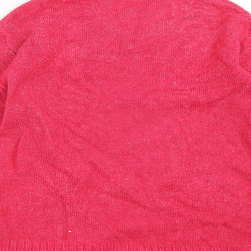 Marks and Spencer Womens Pink  Knit Pullover Jumper Size S