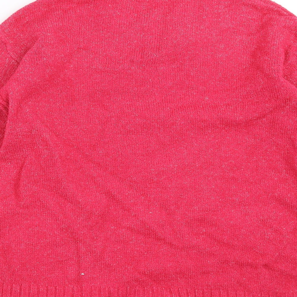 Marks and Spencer Womens Pink  Knit Pullover Jumper Size S