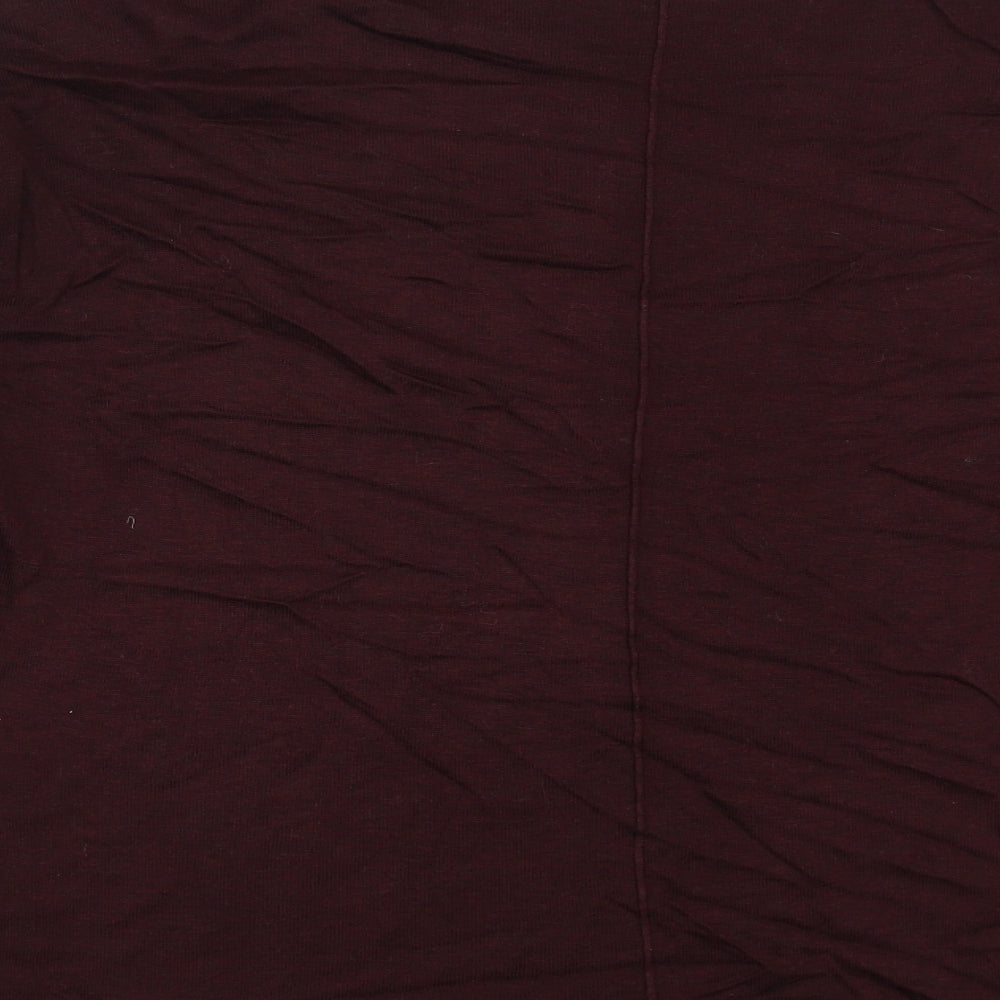 H&M Womens Purple  Knit Pullover Jumper Size XS  - burgundy