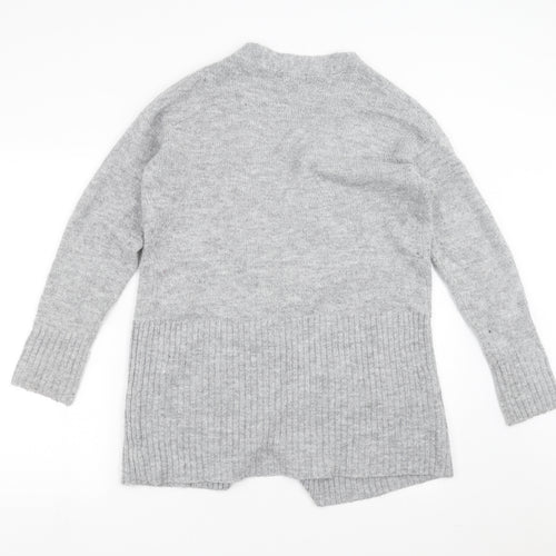 F&F Womens Grey  Knit Cardigan Jumper Size 12