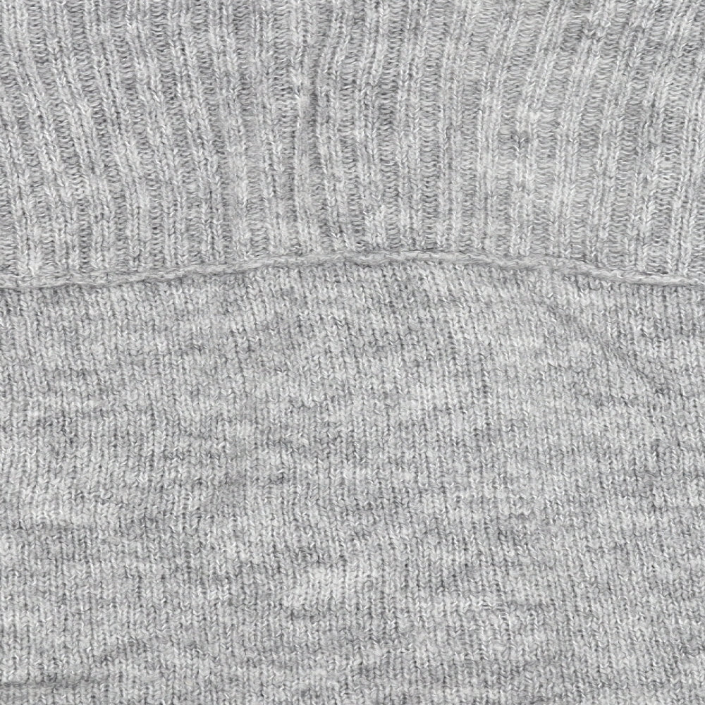 Marks and Spencer Womens Grey  Knit Cardigan Jumper Size 16