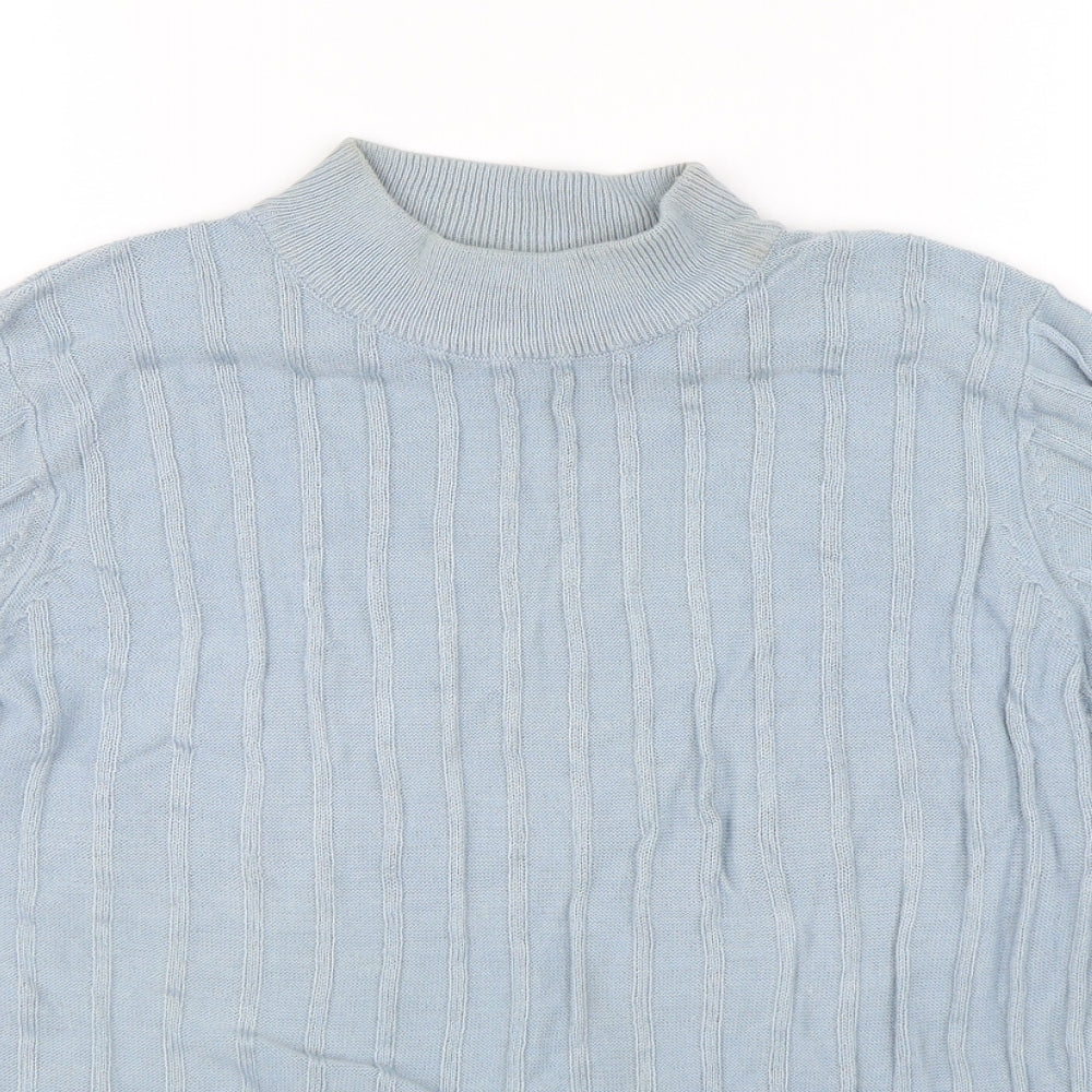 HONOR MILLBURN Womens Blue Striped  Pullover Jumper Size S