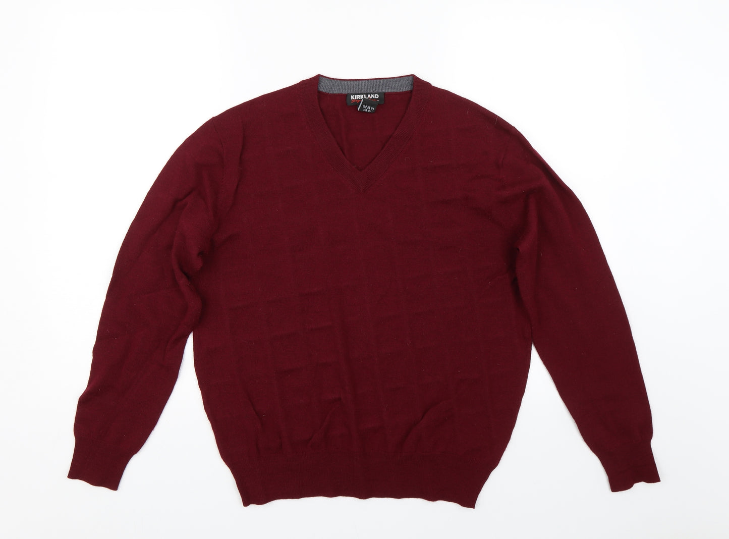 Kirkland Mens Red   Pullover Jumper Size S