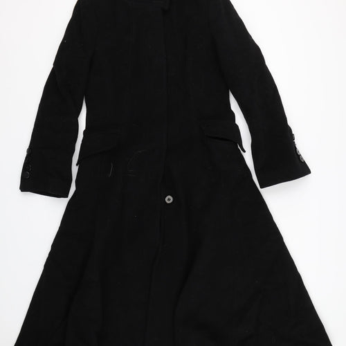 Planet Womens Black   Trench Coat Coat Size 12