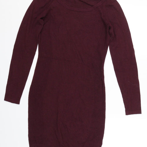 F&F Womens Purple   T-Shirt Dress  Size 6