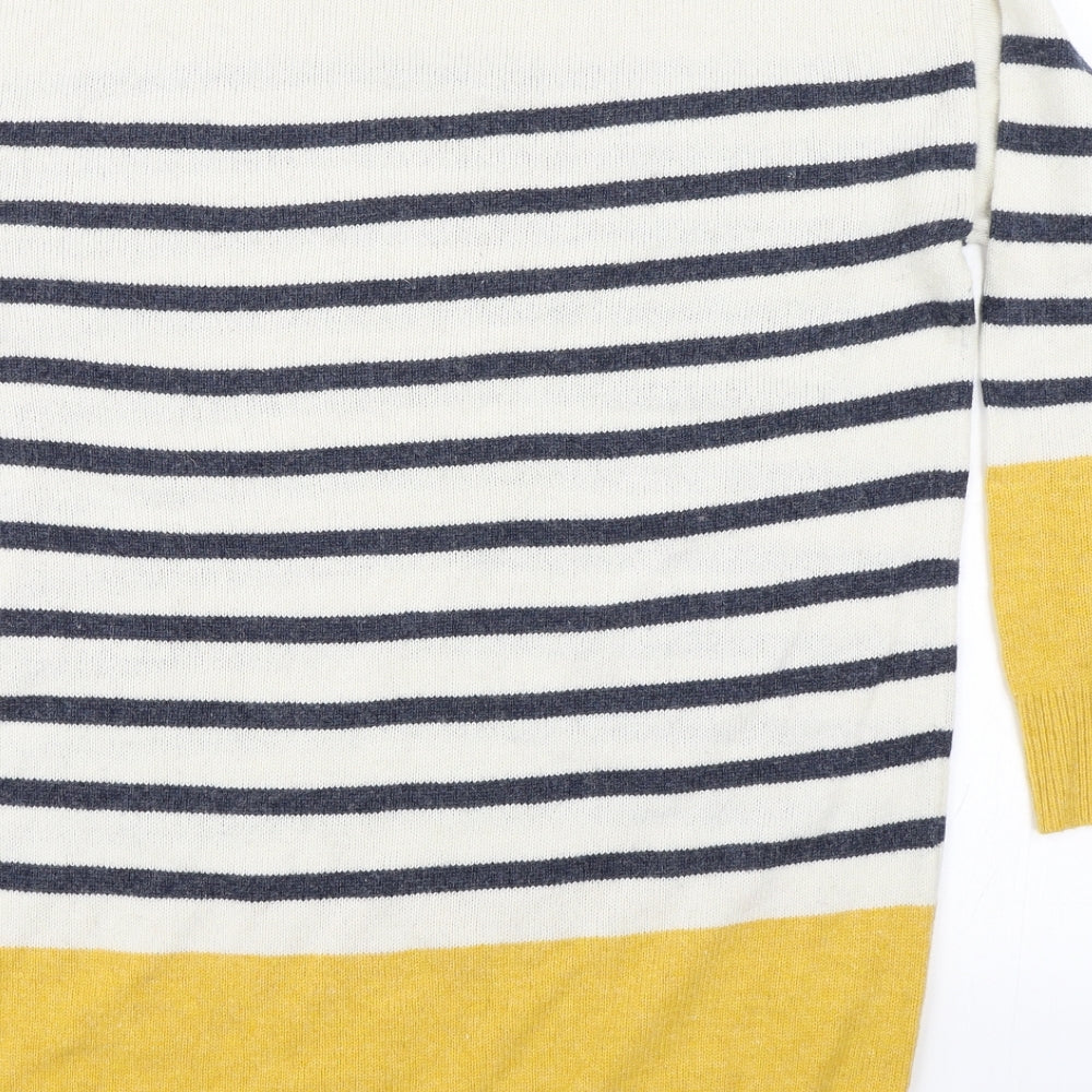 TU Womens Blue Striped  Pullover Jumper Size 10