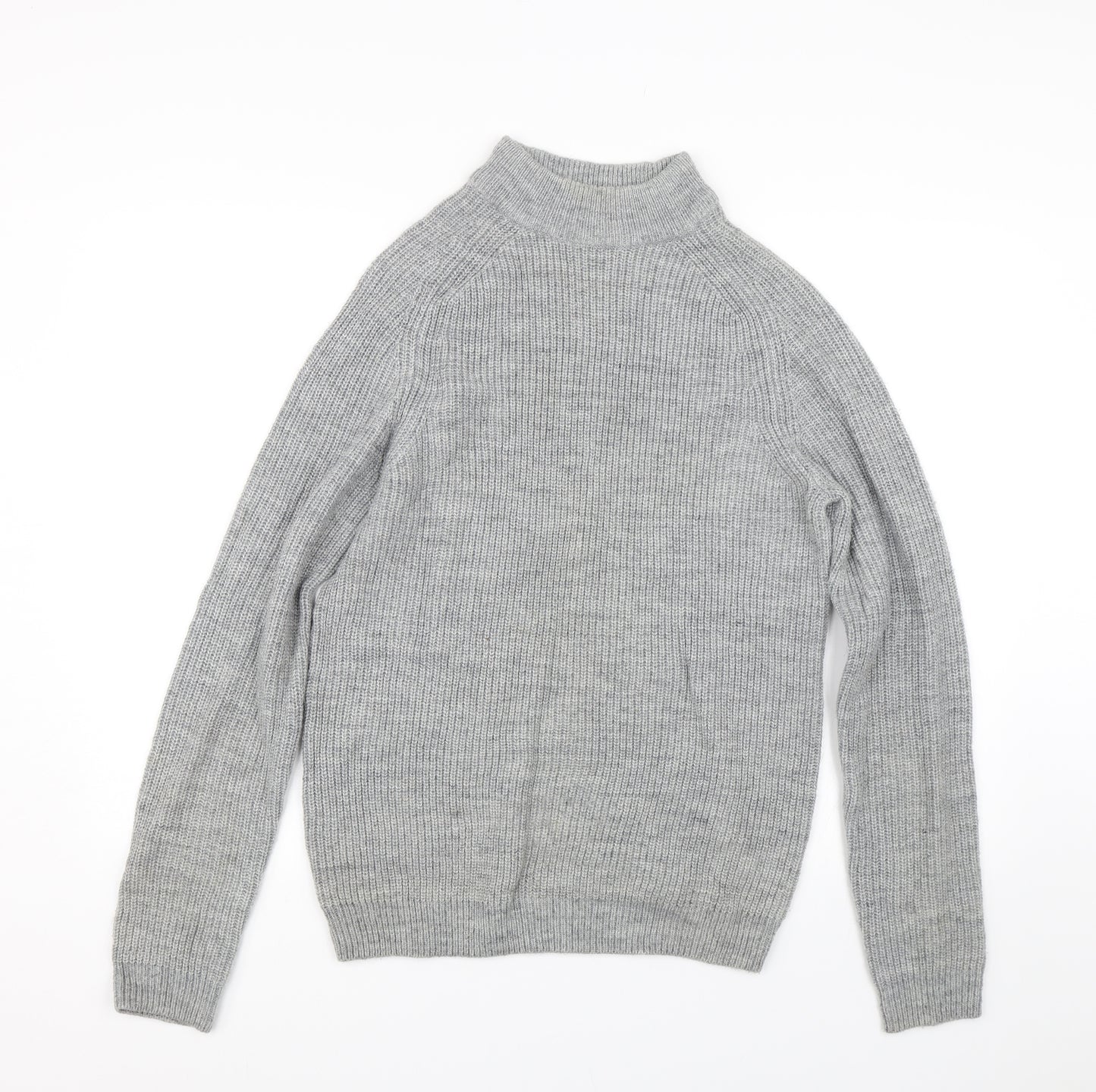 DNM Dissident Womens Grey  Knit Pullover Jumper Size S