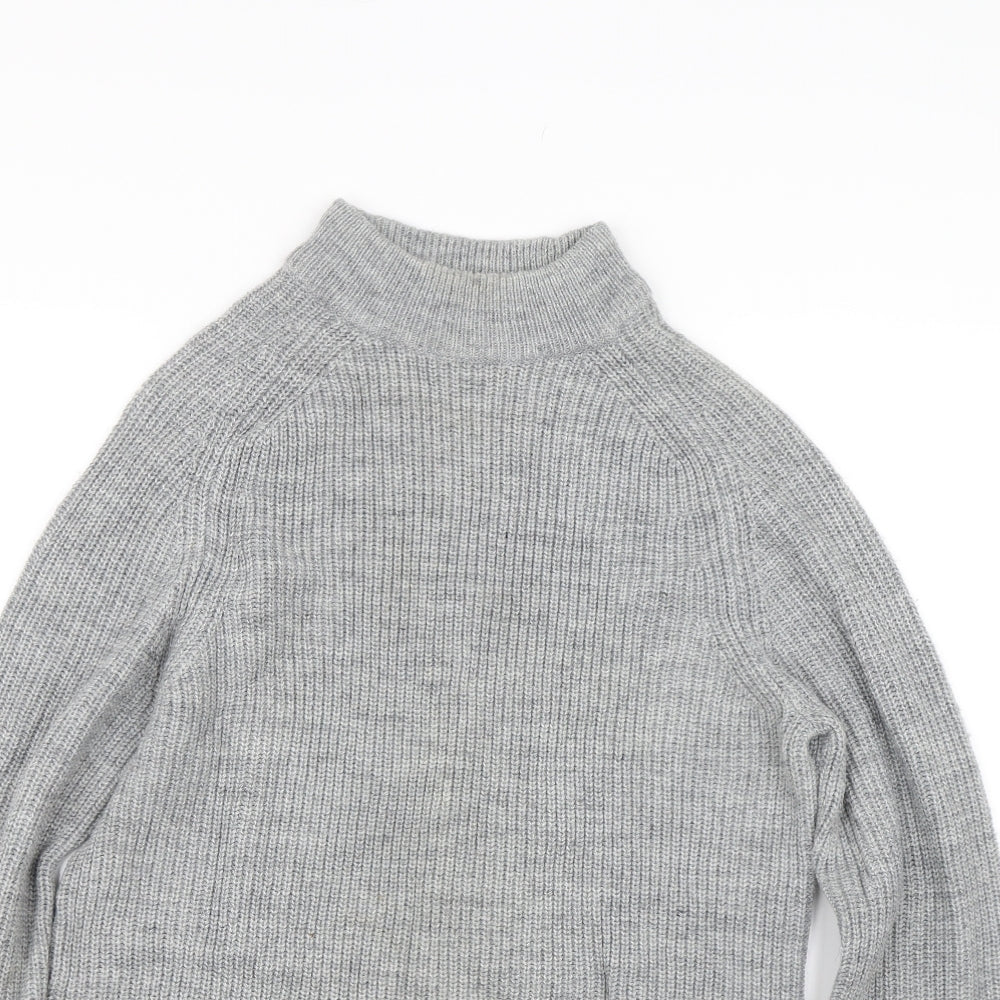 DNM Dissident Womens Grey  Knit Pullover Jumper Size S