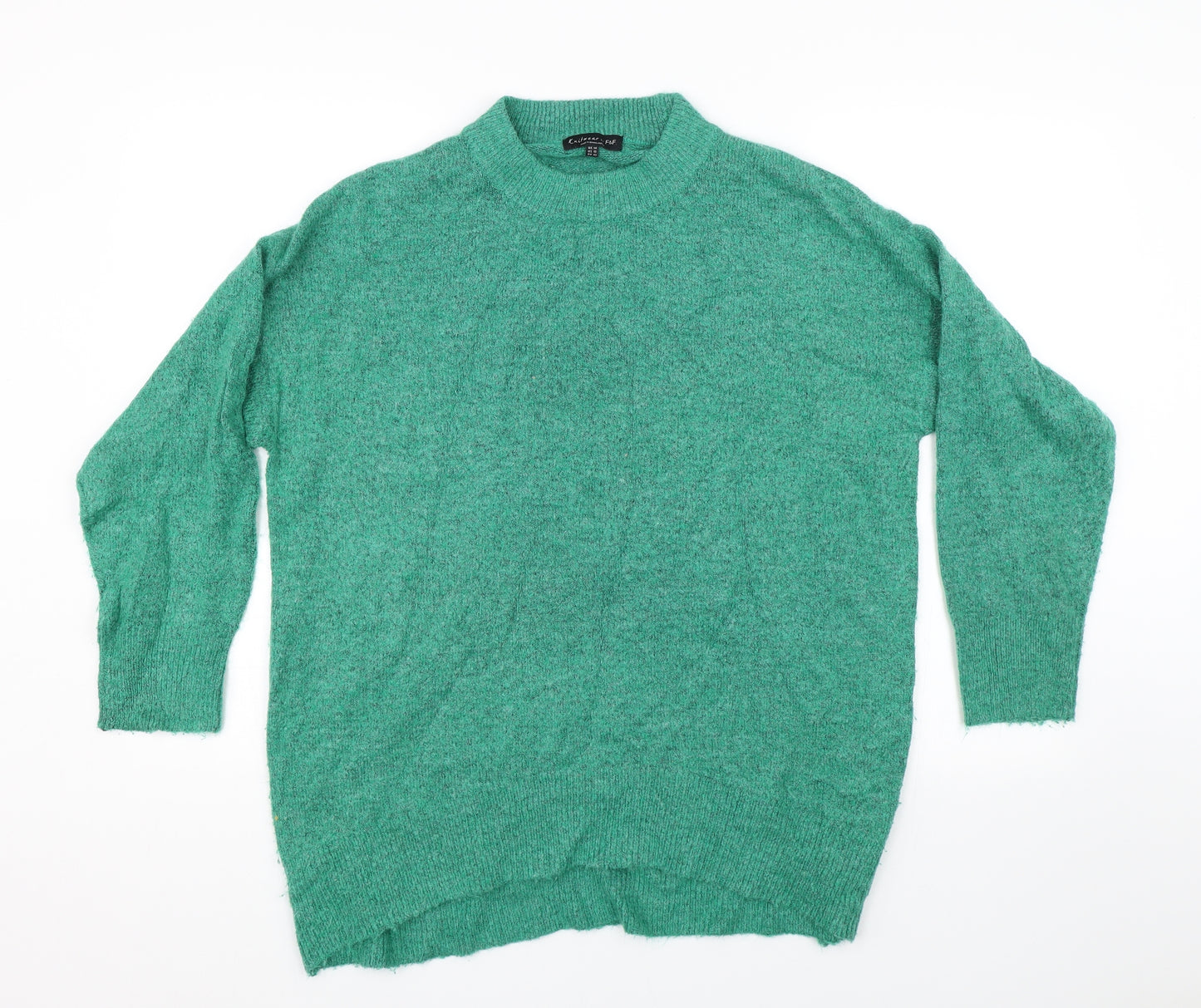 F&F Womens Green   Pullover Jumper Size 14