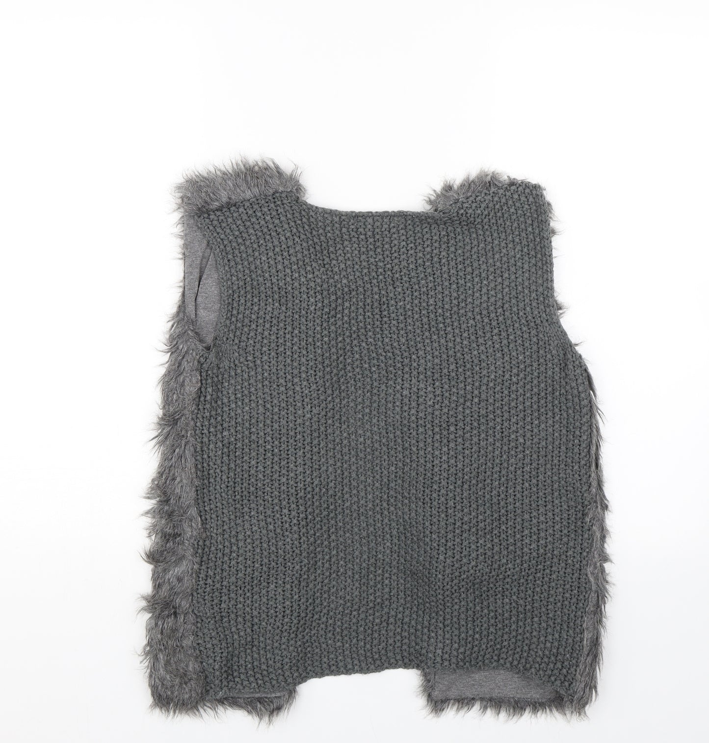 Primark Girls Grey   Vest Jumper Size 11-12 Years