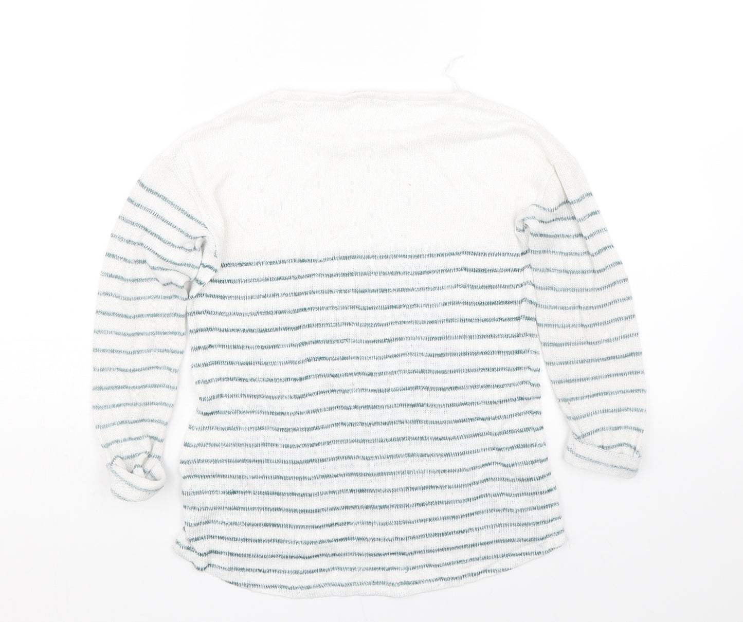 H&M Girls Blue Striped  Pullover Jumper Size 10-11 Years