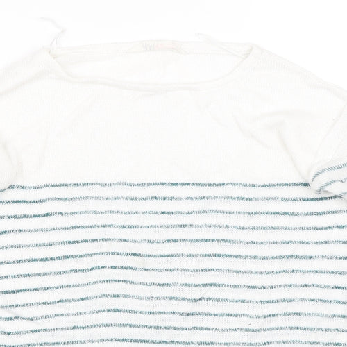 H&M Girls Blue Striped  Pullover Jumper Size 10-11 Years