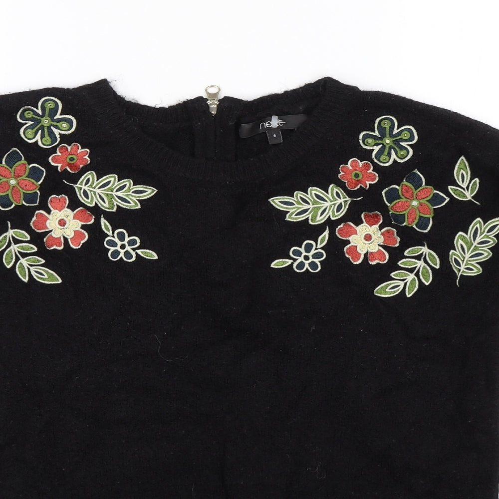 NEXT Womens Black   Pullover Jumper Size 8