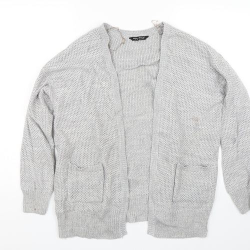 Select Womens Grey  Knit Cardigan Jumper Size 12