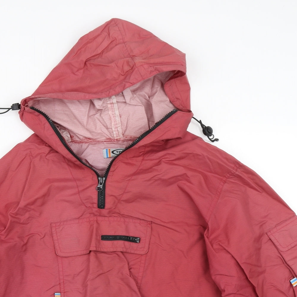 TOG 24 Mens Red   Rain Coat Coat Size S