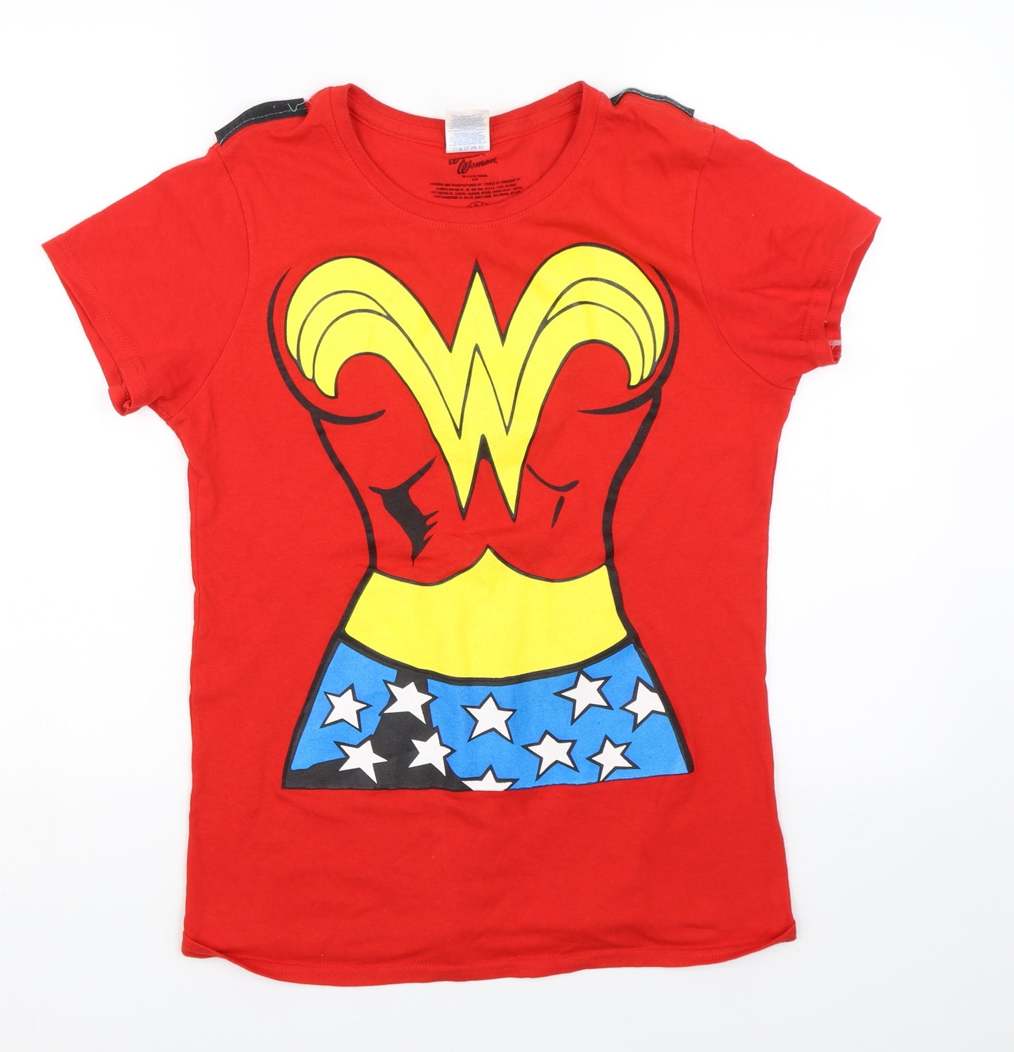 Delta Womens Red   Basic T-Shirt Size M  - Wonderwoman